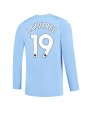 Billige Manchester City Julian Alvarez #19 Hjemmedrakt 2023-24 Langermet